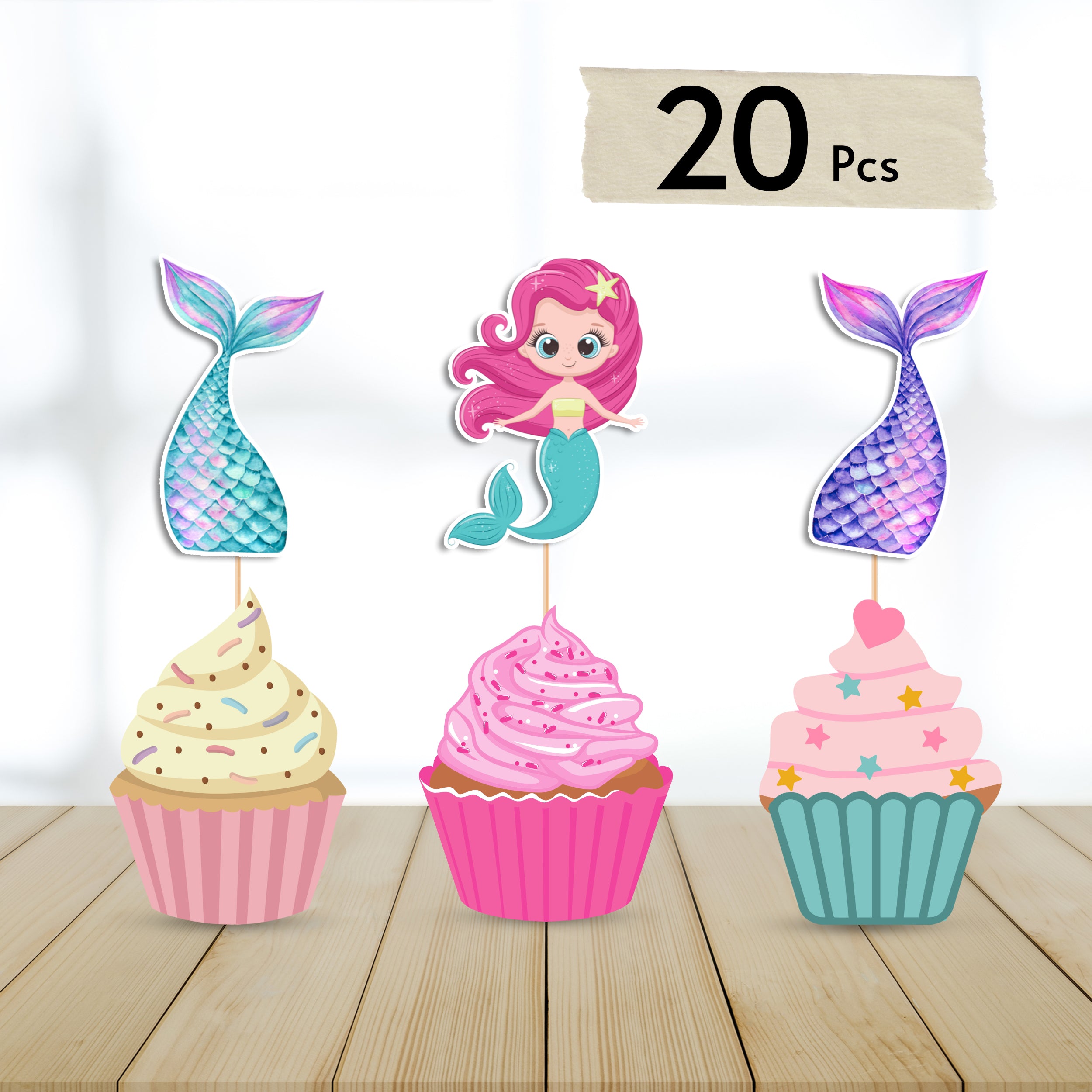 Barbie mermaid online cupcakes