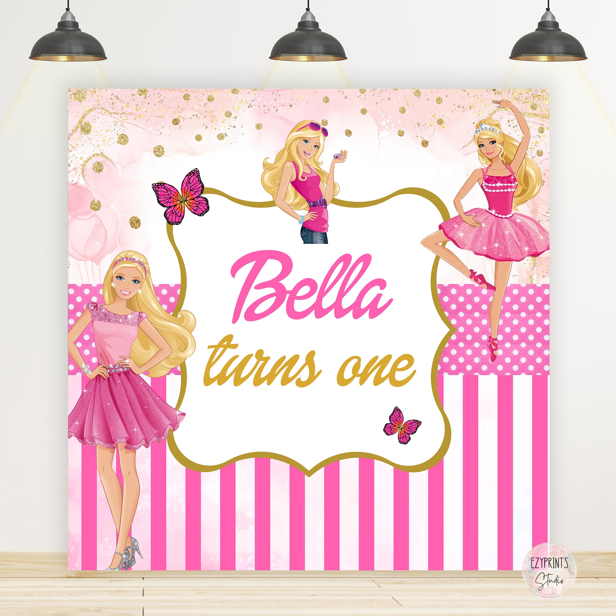 Barbie 2024 theme backdrop