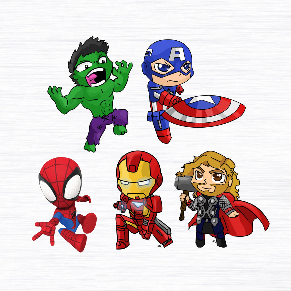 Avengers Theme Cutouts | Marvel Cutouts – Ezyprints Studio