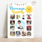 Personalised First Year Photo Collage Board | Sunshine Theme