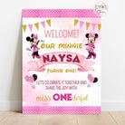 Minnie Mouse Birthday Party Welcome Board